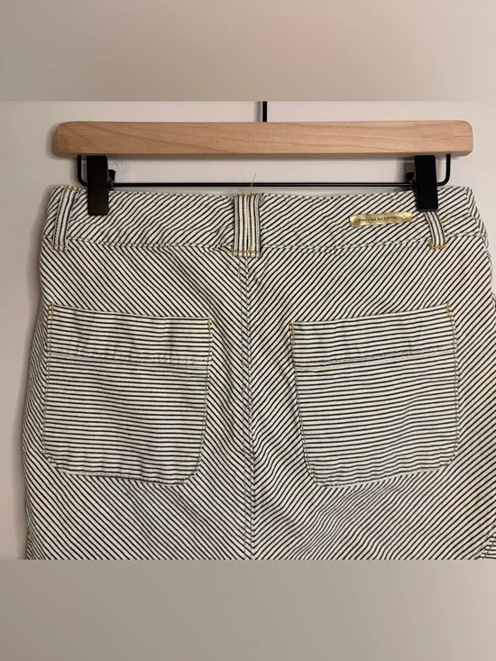 Women’s Anthropologie Pilcro & Letterpress Railroad Denim Striped Skirt size 25 - Picture 6 of 9